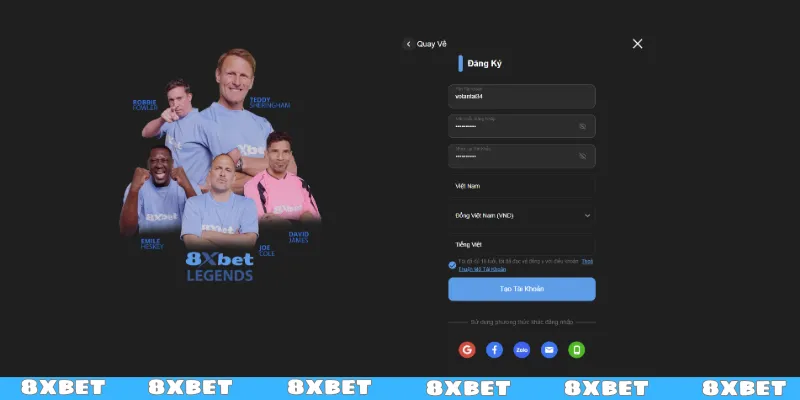 Hoàn tất thông tin chuẩn chỉnh vào form mẫu